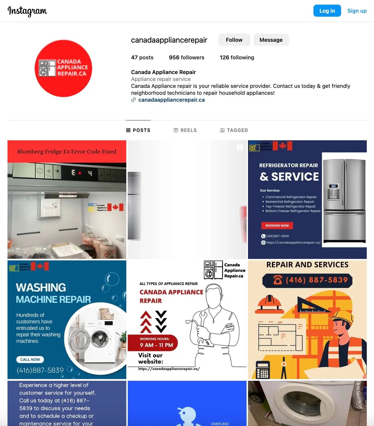 Using Social Media Platforms for Appliance Repair Marketing