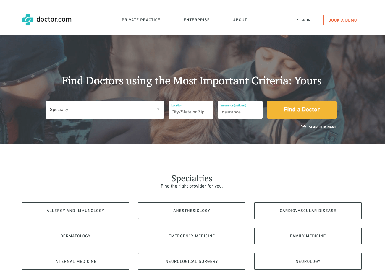 Doctor.com Website