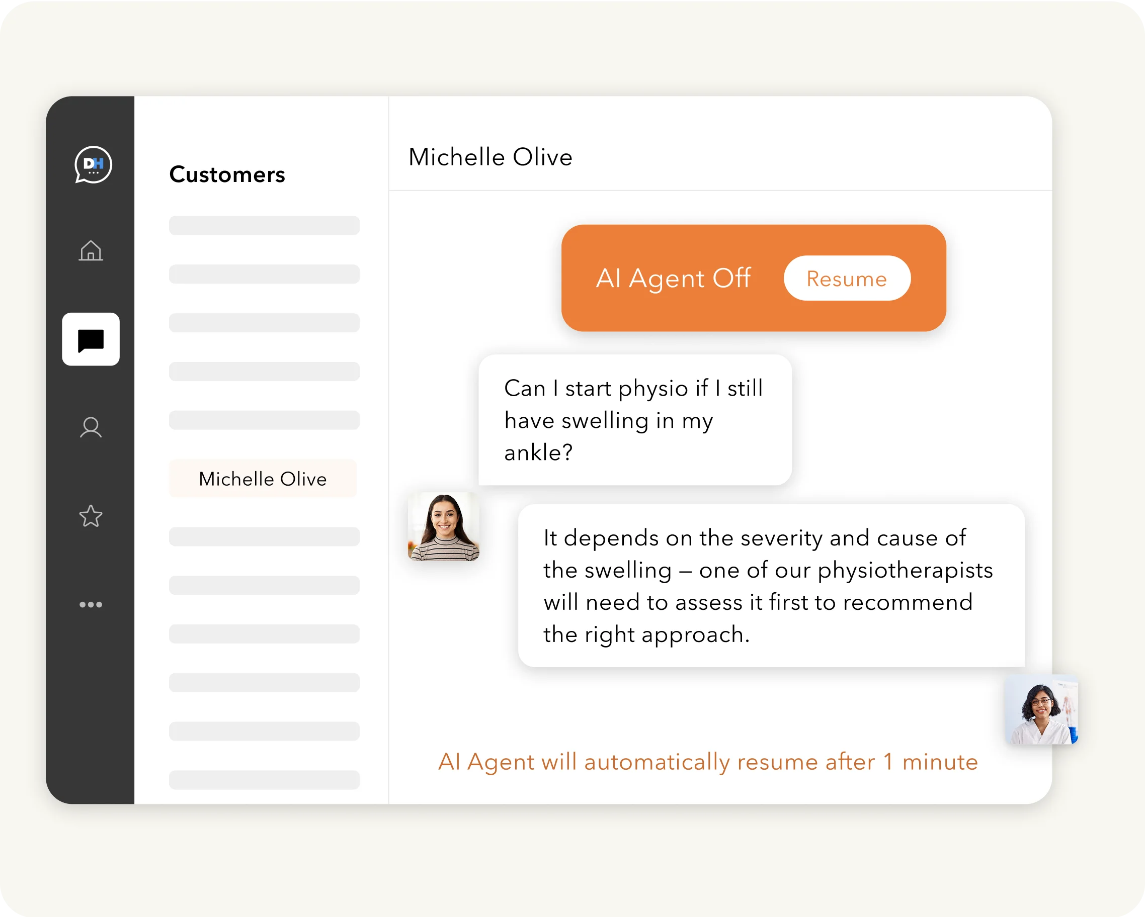 From AI to Real Support, Instantly