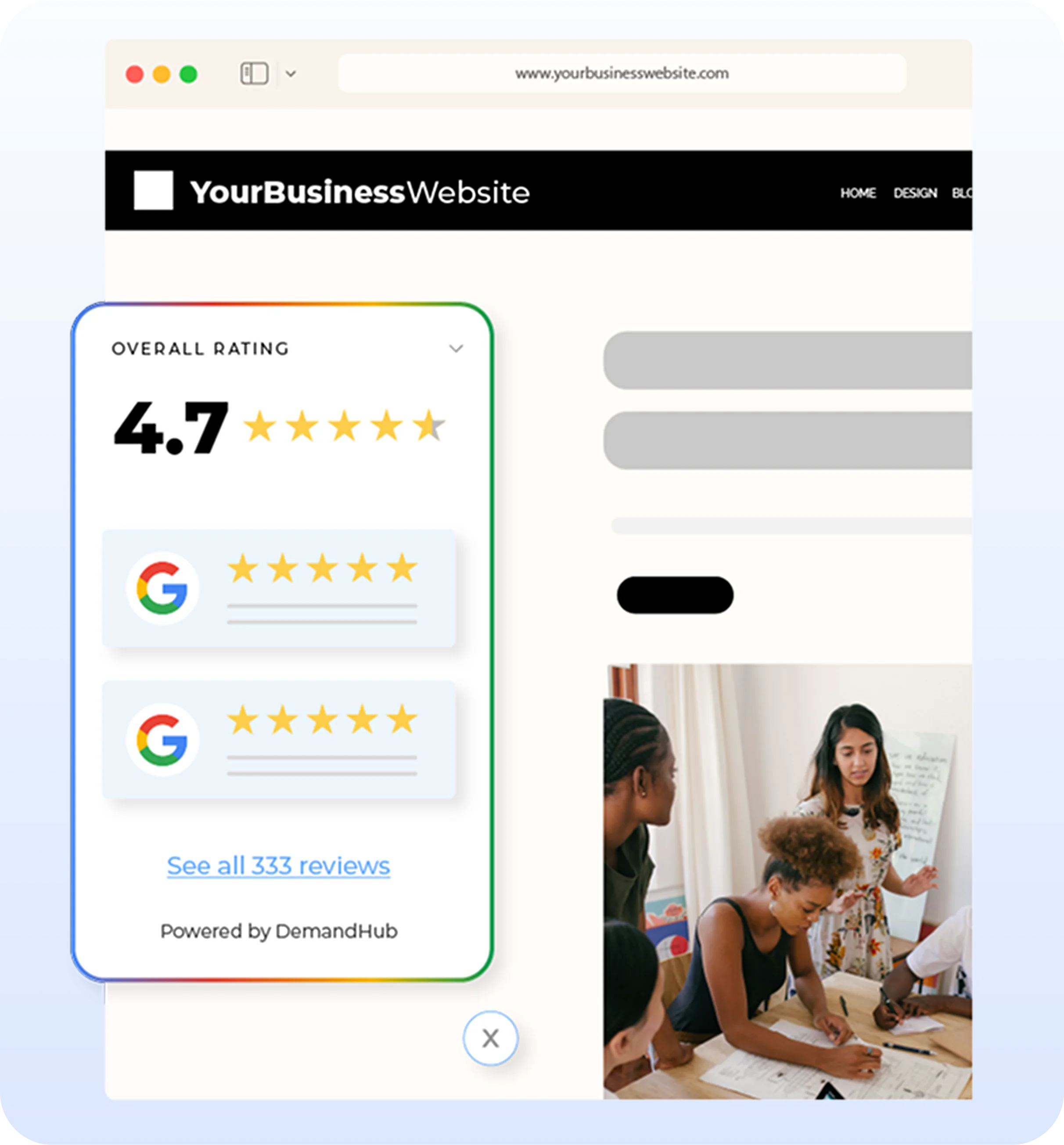 Showcase Your Top Reviews on Your Website