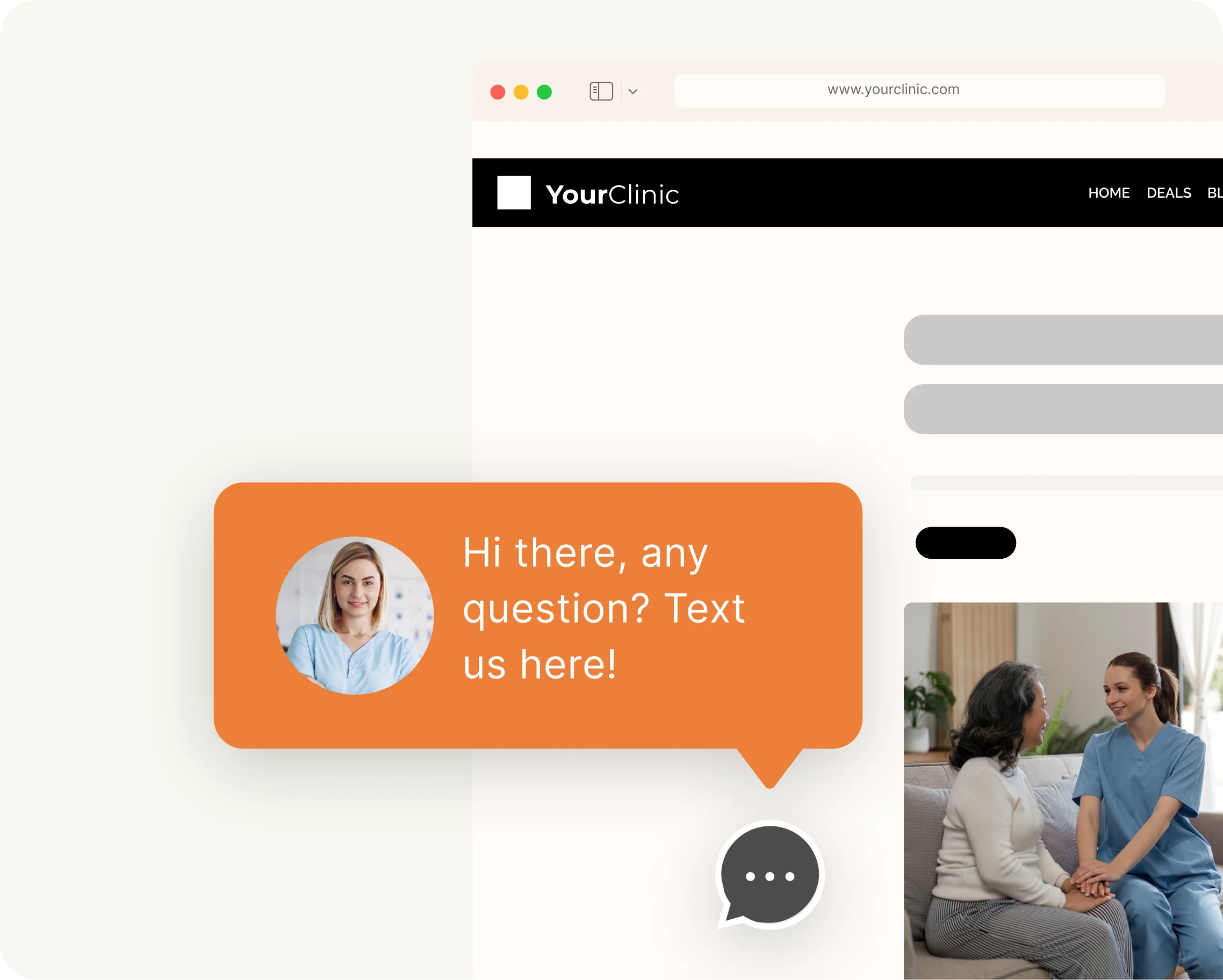 Attract clients on every web page